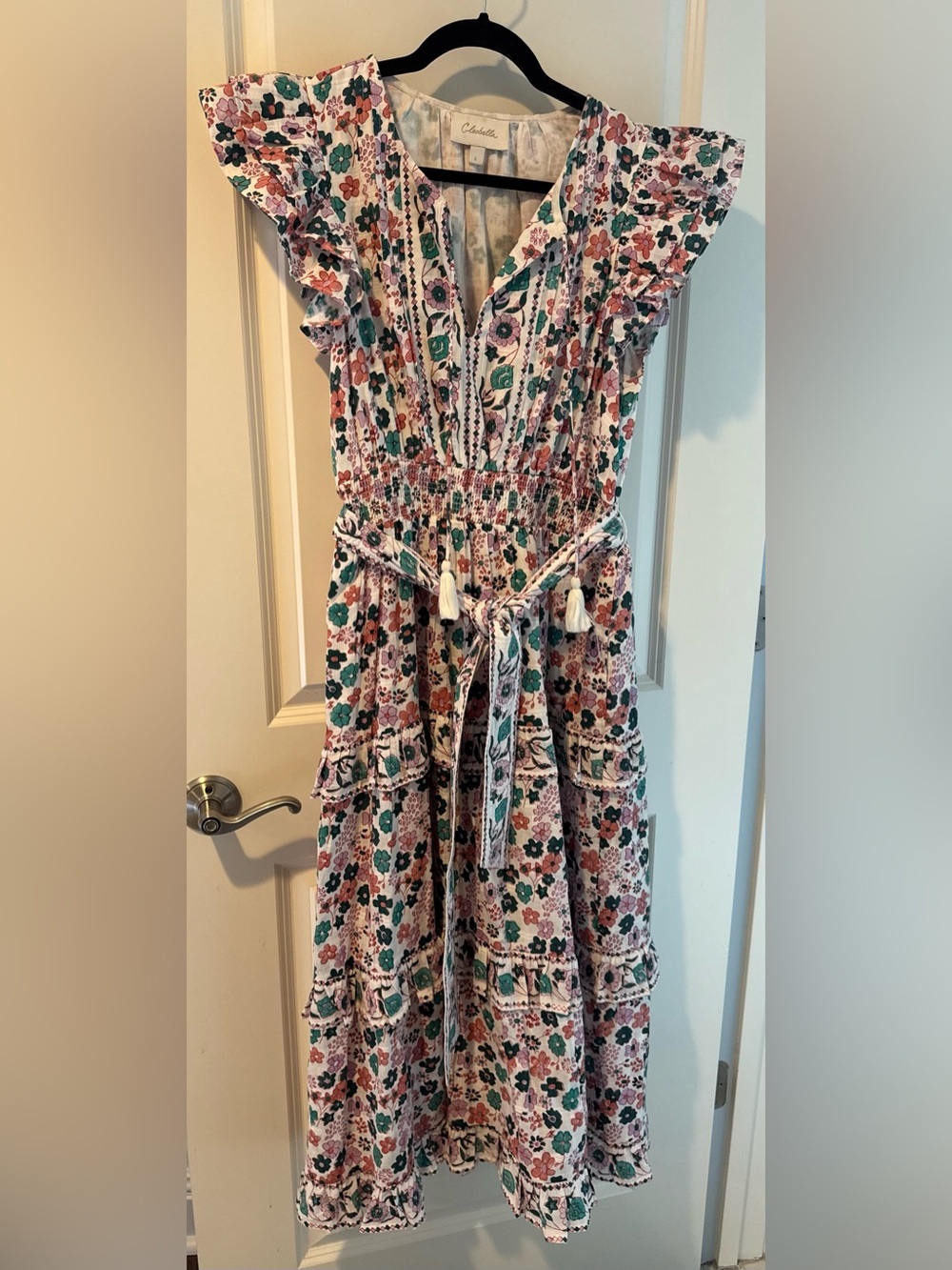 CLEOBELLA Kareena Midi Wildflower Floral Dress | L - Picture 3 of 6